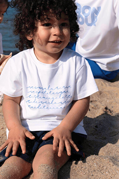 Re-clo Denise Unisex Kids Tee, Children's T-Shirt with Print Detail and Organ...