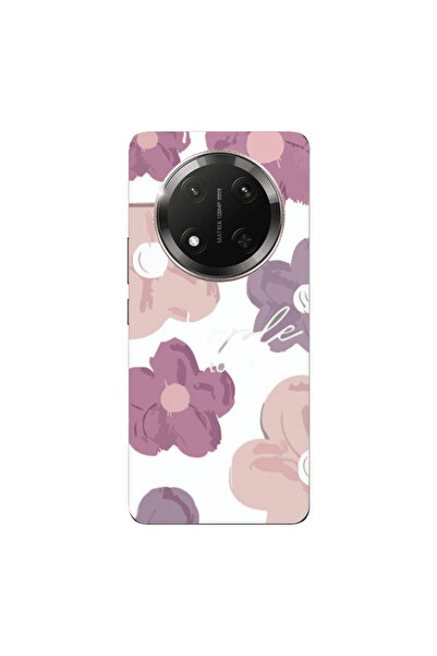 Other Honor Magic 7 Lite Flowers 2 Transparent Silicone TPU Θήκη