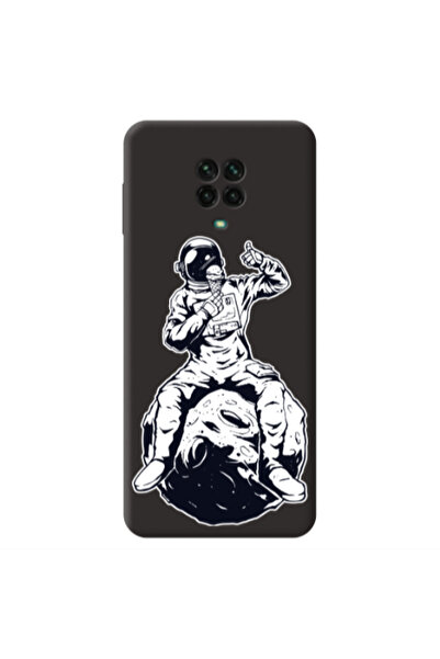 Other Xiaomi Redmi Note 9 Pro ice cream in space Black Colored Silicone TPU Θήκη