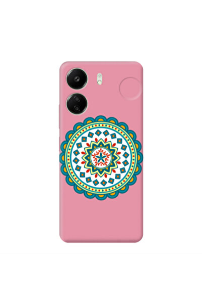 Other Xiaomi Redmi 13C Mandala D11 Pink Colored Silicone TPU Θήκη