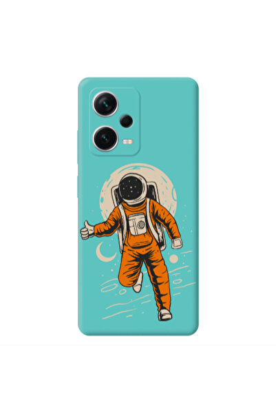 Other Xiaomi Poco X5 Hitchhike Turquoise Colored Silicone TPU Θήκη