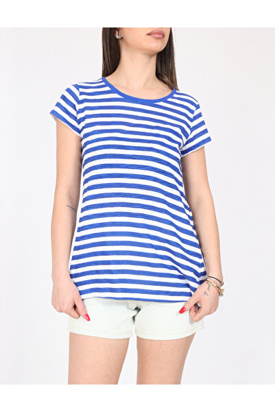 Evendi T-Shirt - Μπλε - Χαλαρή εφαρμογή