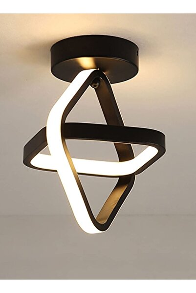 Homestar Square Hallway Light, Modern Mini LED Ceiling Light Fixtures, 3 Colo...