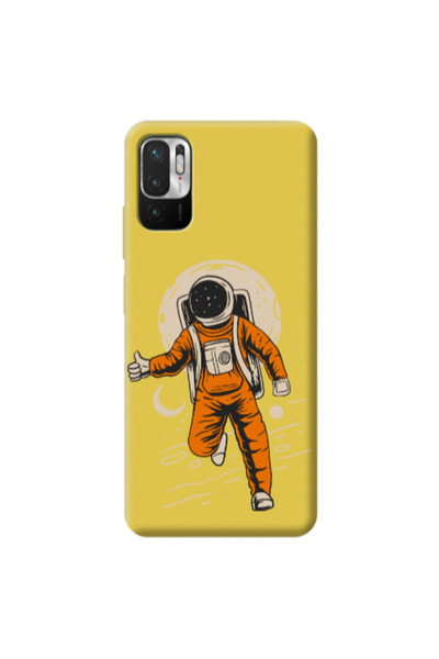 Other Xiaomi Redmi Note 10 Pro 5G Hitchhike Yellow Colored Silicone TPU Θήκη