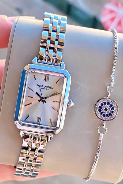 Tom Jones London Women's Watch Silver Color Original Steel Waterproof 3Atm 2 ...