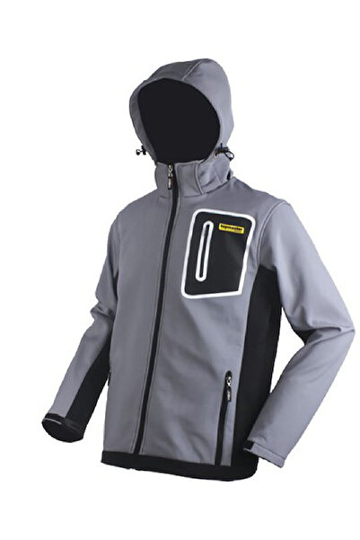 Topmaster Μπουφάν εργασίας Softshell με κουκούλα, Γκρι, Κωδικός: 557504