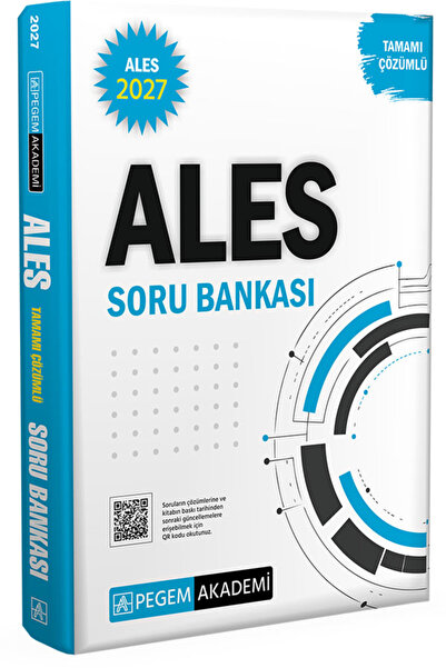 Pegem Akademi Yayıncılık 2027 ALES Tamamı Çözümlü Soru Bankası