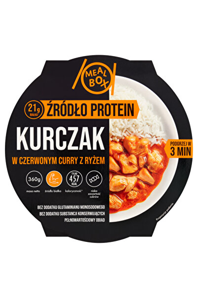 Meal Box Mealbox Pui în curry rosu cu orez 360g