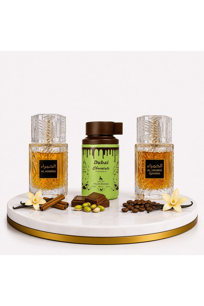 Ayelet Set de 3 parfumuri bărbătești orientale 100 ML - Al Hamra Royal + Duba...