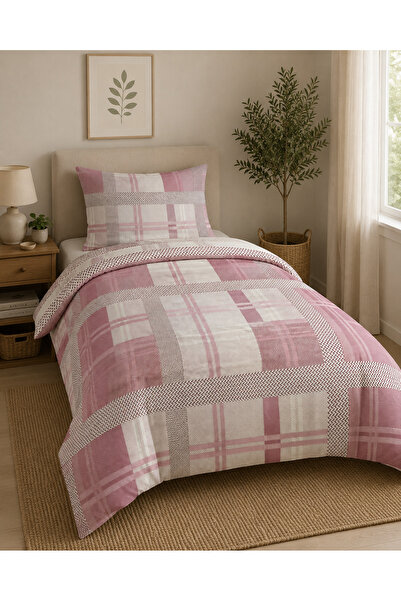 Pamuva Single Duvet Cover Set 100% Cotton 160X220 |   Elastic Sheet 100X200
