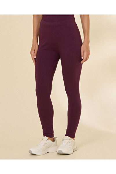 REDTAG Women Purple Full Length Leggings