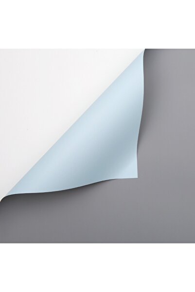 OEM Bicolor Plastic Cellophane Blue-Grey 58x58 cm