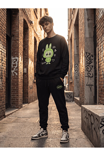Finelook Labubu Cozy Sweatshirt & Jogger Lounge Set