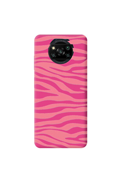 Other Xiaomi Poco X3 /X3 Pro Pink Zebra Fuchsia Colored Silicone TPU Θήκη