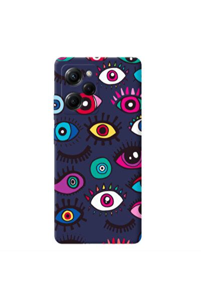 Other Xiaomi Poco X5 Pro Multiple eyes Dark blue Colored Silicone TPU Θήκη
