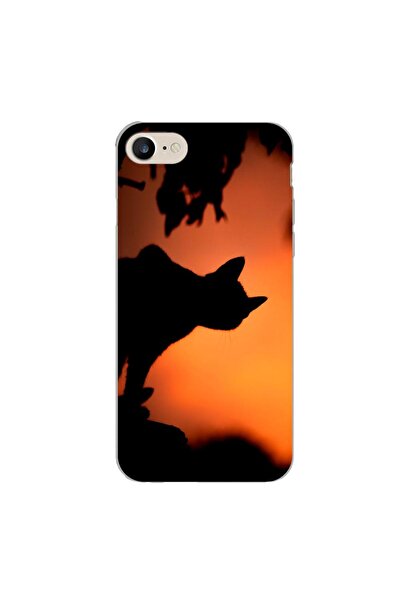 OEM Калъф, съвместим с Apple iPhone 7, 8, SE 2020, силиконов гел TPU, с шарка...