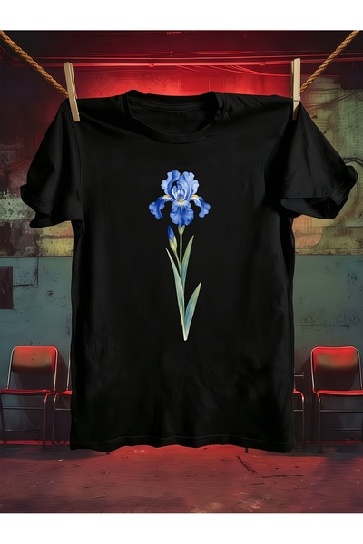 212Wear Men'S Pure T-Shirt, Featuring a Fresh Iris Flower Print, Machine Wash...