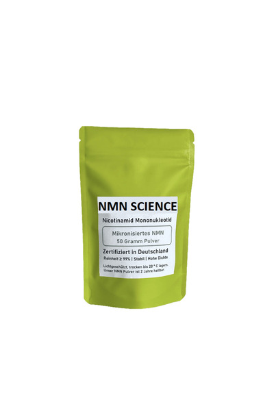nmn science Н.М.Н. Микронизиран никотинамид мононуклеотид NAD+ прекурсор 50г ...
