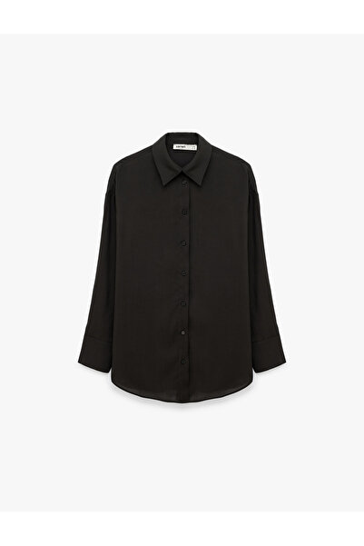 Koton Buttoned Long Sleeve Classic Collar Shirt