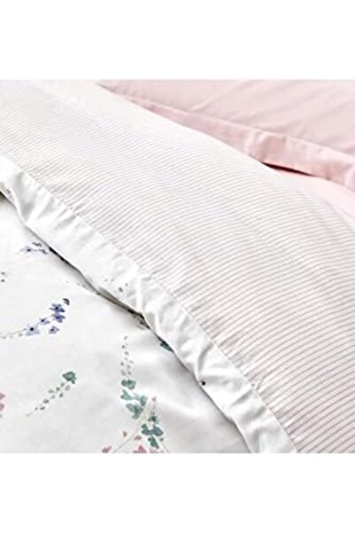 Yıldızan Edl Shop Home Dalila Pink 100% Cotton Double Duvet Cover Set Edl Sho...