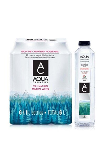 Aqua Carpatica Natural Mineral Water 1L Pack | Naturally Alkaline | Low Sodiu...