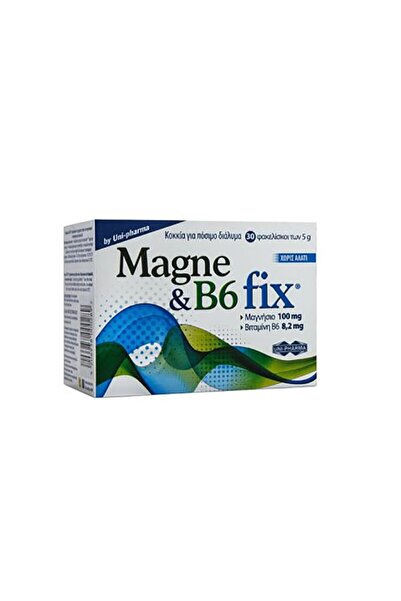 Unipharma UNI-PHARMA Magne &amp; B6 Fix Συμπλήρωμα Διατροφής με Μαγνήσιο &amp...