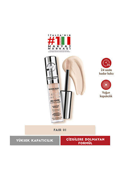 Deborah 24Ore All Over Kapatıcı Waterproof 01 Fair