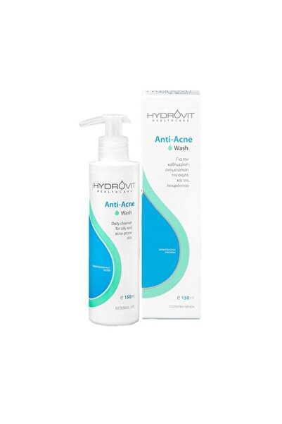 Hydrovit Anti-Acne Wash Καθημερινό Καθαριστικό για Λιπαρή &amp; Ακνεϊκή Επιδε...