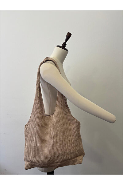 Sea Style Women's Knitwear Shoulder Bag Soft Textured Daily Tote Bag