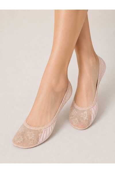 Nihomall20 Lace Patterned New Season Ballerinas 2 Pieces