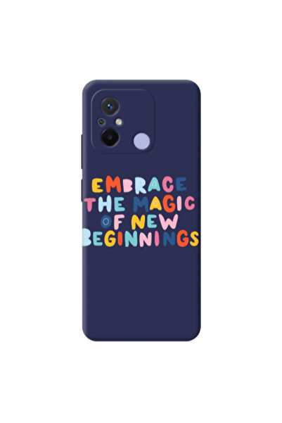 Other Xiaomi Redmi 12C Embrace Dark blue Colored Silicone TPU Θήκη