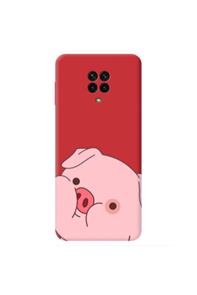 Other Xiaomi Redmi Note 9 Pro Piggy 2 Red Colored Silicone TPU Θήκη