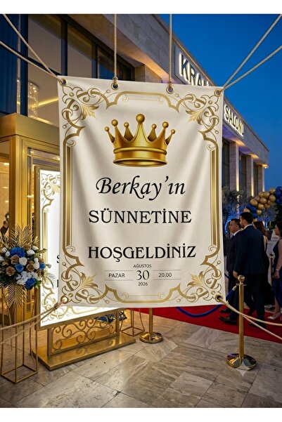 NET REKLAM İsme Özel Sünnet Düğünü Afişi 100x140 > UV Baskı Afiş > Hoşgeldini...