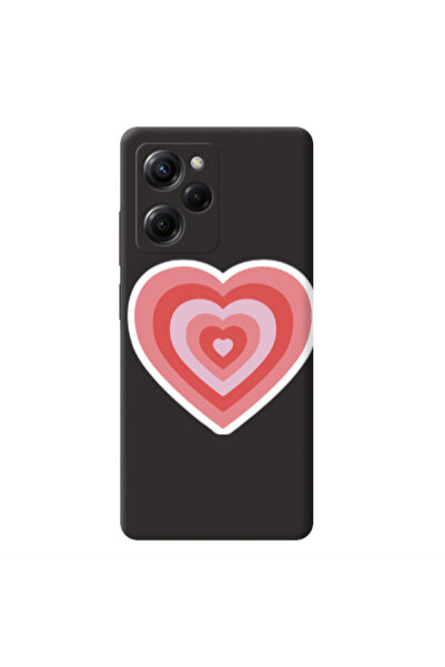 Other Xiaomi Poco X5 Pro My Heart Is Yours Black Colored Silicone TPU Θήκη