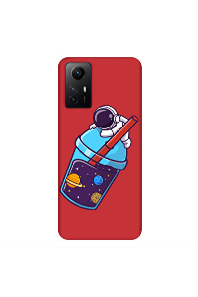 Other Xiaomi Redmi Note 12s Longing in space Red Colored Silicone TPU Θήκη