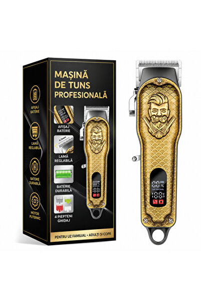 VALA Aparat de tuns profesional, reîncărcabil prin USB, motor puternic și sil...