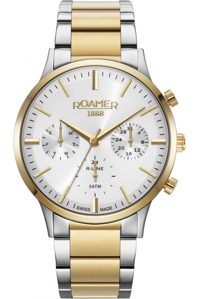 Roamer Ceas bărbătesc, model 718982 48 15 70 — auriu clasic