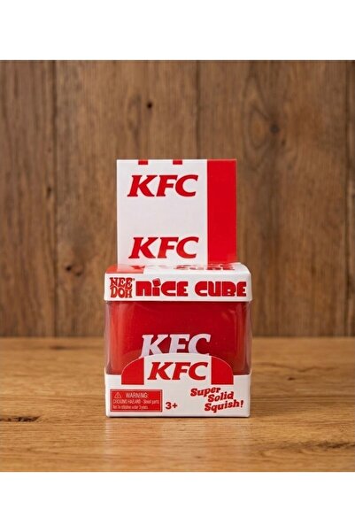 Schylling Cub Antistres Squishy KFC Style, Slow Rebound, Roșu Transparent, Mo...