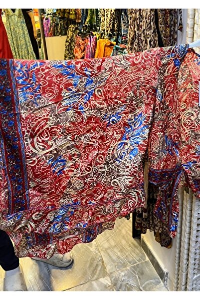 laviyonsa Etnik desen Otantik ithal ipek Bolero-kruvaze büstiyer STD34-46