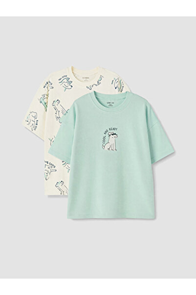 LC Waikiki Esvab • Modern & Distinctive Printed Boys' 2-Pack T-Shirts