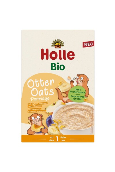 Holle Terci de ovaz cu mere banane si prune pentru copii 1 an,