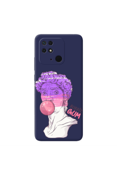 Other Xiaomi Redmi 10C Pin Bubble Dark blue Colored Silicone TPU Θήκη