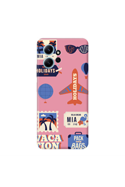 Other Xiaomi Redmi Note 12 4G Vacation Pink Colored Silicone TPU Θήκη