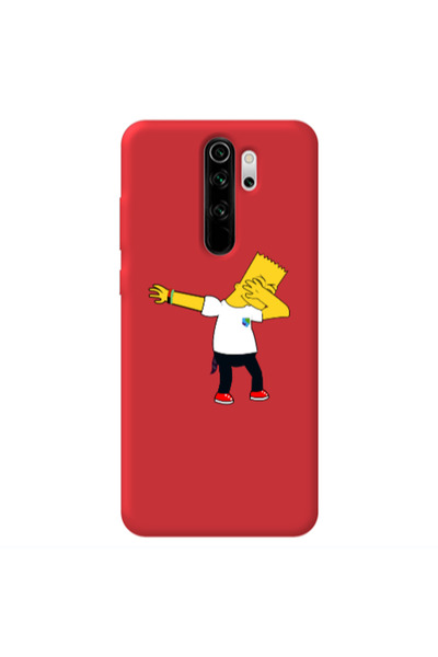 Other Xiaomi Redmi Note 8 Pro Simpsons2 Red Colored Silicone TPU Θήκη