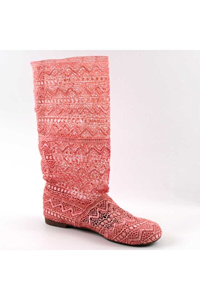 mm Cizme de vara, comode si lejere, crosetate XA-5-PINK