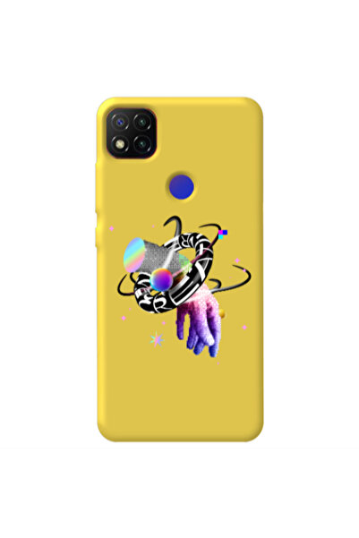 Other Xiaomi Redmi 9c Y2k Yellow Colored Silicone TPU Θήκη