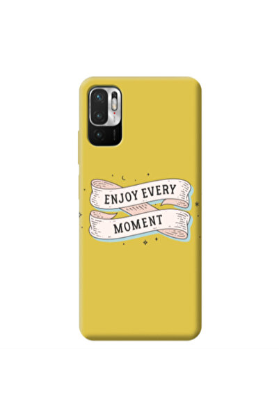 Other Xiaomi Redmi Note 10 Pro 5G Enjoy Every Moment 2 Yellow Colored Silicon...
