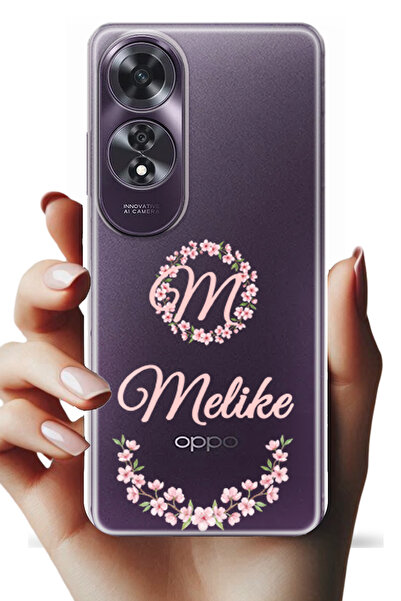 Noprin Oppo A60 Kılıf - İsimli Yazılı Kişiye Özel Kişileştirelebilir Kılıf Fo...