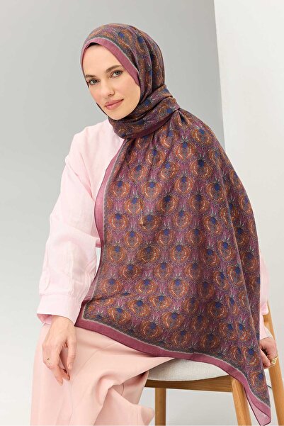 Silk Home Tencel Monare Şal Tomurcuk Gül Kurusu