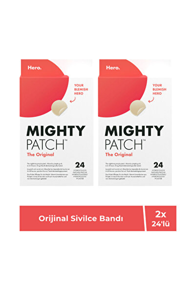 Hero Mighty Patch Orijinal Akne Bandı 24 Adet 2'li Paket